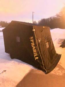 lot 1 image: Frabrill Ice Fishing Shelter