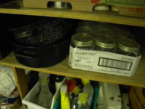 lot 113 image: B-2) roasters &amp wide mouth pt canning jars