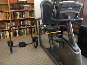 lot 144 image: B-Matrix exercise bike &amp rocker