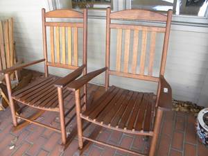 lot 164 image: P-Two slate back rockers