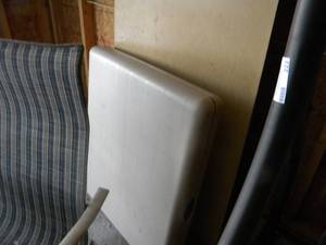 lot 223 image: G-6 Plastic folding table 8 formica table