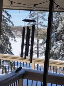 lot 229 image: Several Wind Chimes on patio & deck
