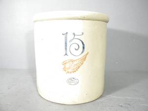 lot 1 image: Red Wing 15 gal crock