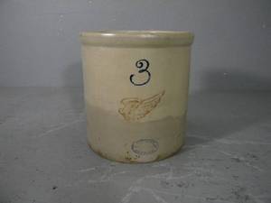 lot 2 image: 3 gal Red Wing crock