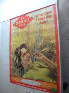 lot 41 image: Grain Belt poster