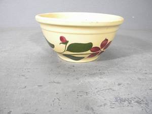 lot 93 image: Watts bowl # 9 with advertising