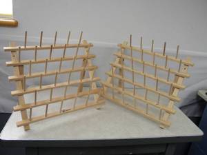 lot 111 image: Free standing spools racks by June Tailor