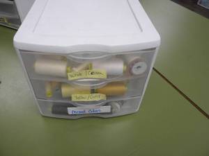 lot 192 image: Three drawers mostly Gutermann thread