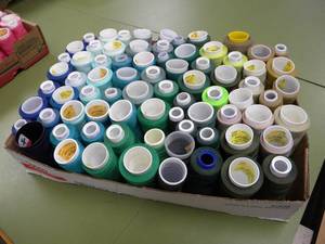lot 200 image: Maxi-Lock Thread mostly blues and greens