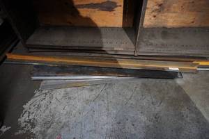 lot 19 image: New metal angle iron, flat bars, tubing