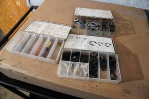 lot 38 image: Three boxes O Rings, Snap Rings, Gaskets