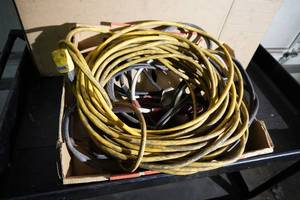 lot 39 image: Extension Cord & Jumper cables