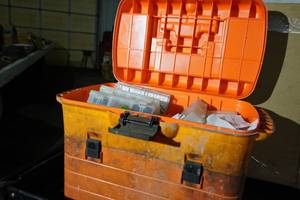 lot 64 image: AC O Rings, Gaskets, Fittings 4 drawers & top