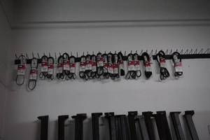lot 128 image: V-Belts and two measure sticks