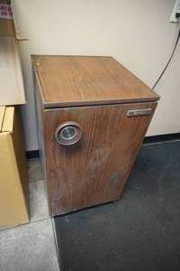 lot 154 image: Small Dorm Sanyo Refrigerator