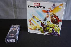 lot 81 image: Marvel D.A.G.G.E.R. and Doctor Who Card Game