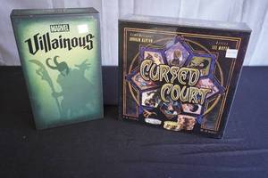 lot 83 image: Games Marvel Villainous, and Cursed Court