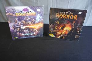 lot 87 image: Shadow Run edgezone, and City of Horror game