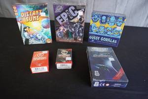 lot 99 image: Games and superfight expansion packs
