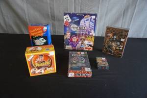 lot 105 image: Board games, card games, and unconnected expansions, deck revolving card holder