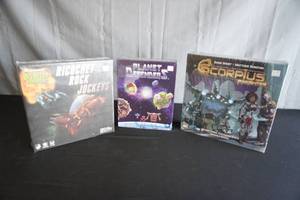 lot 117 image: Games Scorpius, Planet Defenders, Ricochet Rock Jockeys