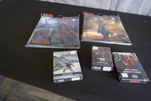 lot 127 image: D & D, Folio, decks of status cards