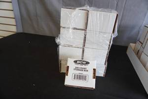 lot 147 image: Empty cardboard storage boxes-16-200 count