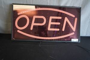 lot 168 image: Open sign-27 12 x 15