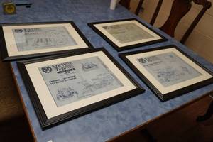 lot 189 image: 4 pictures 15 by 20 framed prints