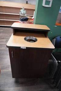 lot 205 image: Garbage receptacle 42 high x 26
