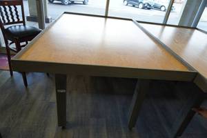 lot 207 image: 73 x 49 x 37.5 H Game table on casters