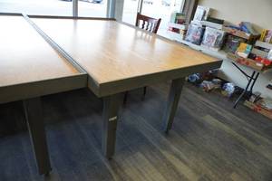 lot 208 image: 73 x 49 x 37.5 H Game table on casters