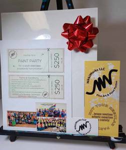 lot 6 image: Paint Party for 6