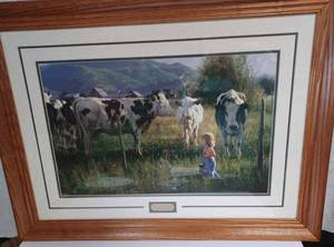 lot 76 image: Robert Duncan Oak Framed Print