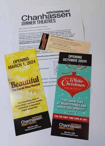 lot 79 image: Chanhassen Dinner and Show for Two