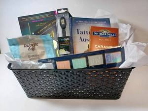 lot 83 image: Basket of Books and Treats