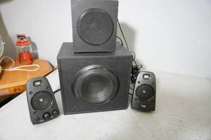 lot 32 image: THX Logi speakers
