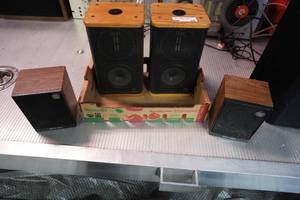 lot 60 image: 2 Realistic and 2 Emit speakers