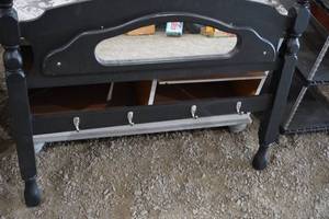 lot 15 image: Wall mount headboard wmirror