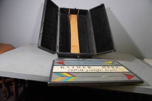 lot 39 image: Suitcase & Sign