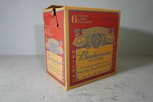 lot 58 image: Case of Six Budweiser Bottles