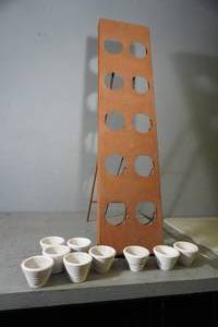 lot 86 image: Planter display missing one small pot