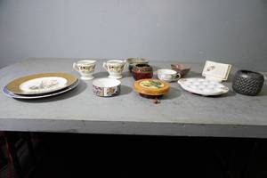 lot 94 image: Hall Cream & Sugar, St Marys Ann. Plate etc