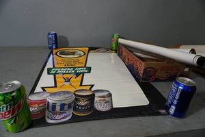 lot 112 image: 3) Green Bay Packer Posters, 3) Miller, 4) LaCrois