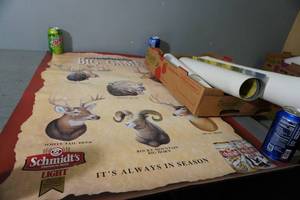 lot 115 image: Schmidts Big Game Poster, 6) Miller, 7) Schmidt
