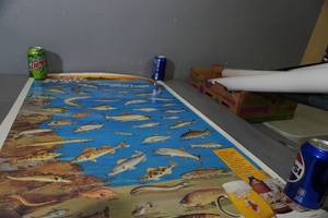 lot 116 image: 5) Blatz Fishers Posters, 2) St Paul Girl,Farrah