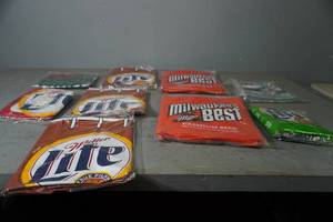 lot 118 image: 9) Beer Blowups, Miller Life, Coors Lite etc