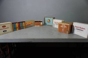 lot 131 image: Cigar Boxes and wood boxes