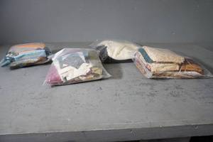 lot 93 image: Four bags of scraps