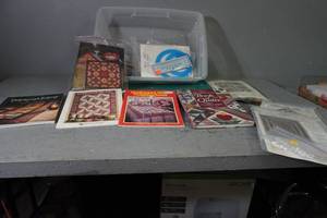 lot 102 image: Quilt books & templates